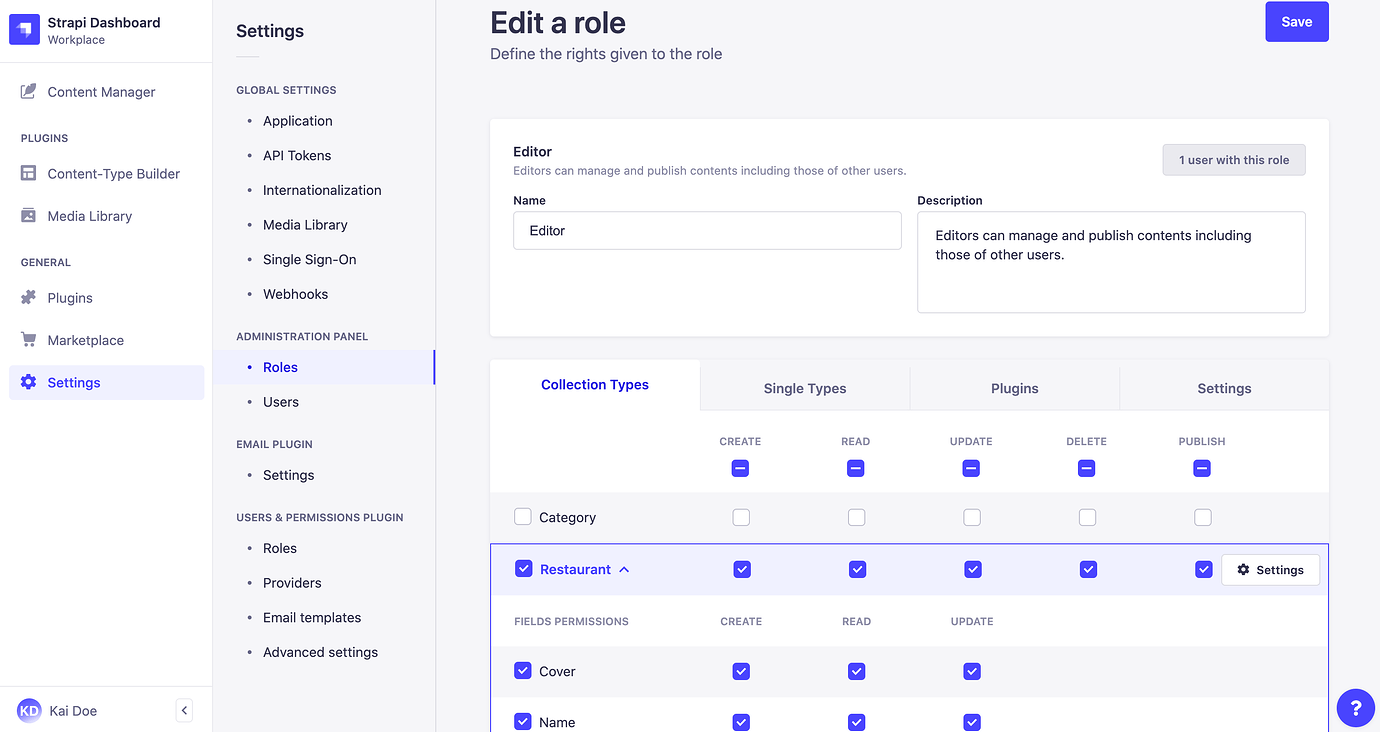Strapi Admin Panel custom role permissions resetting between sessions ...